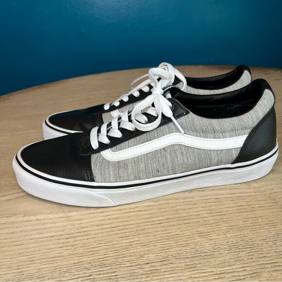 Vans Off The Wall Ward Lo Deluxe ‘T&L Drizzle’ Leather Lace Up Sneakers Men’s 10 - Picture 4 of 7